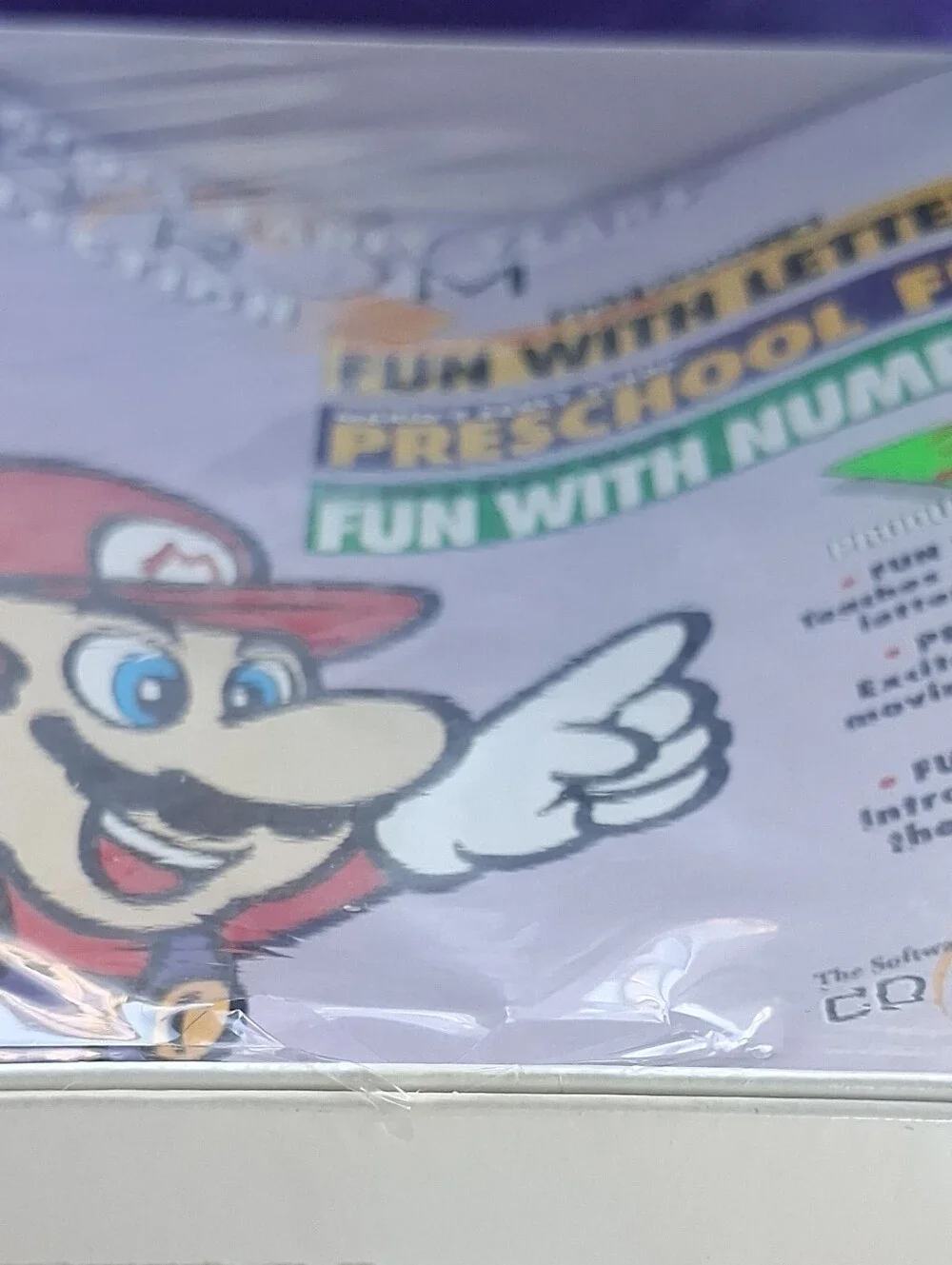 NEW The Software Toolworks Mario's Early Years 3-in-1 Educational PC CD-ROM